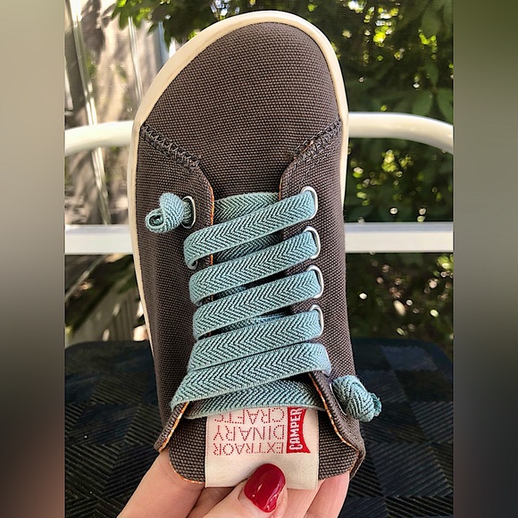 Camper Sneakers Women's Canvas Alicant Blue Size 37 (US 7) - Picture 2 of 8